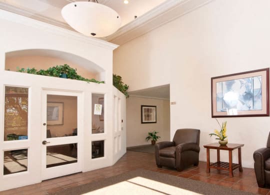 Lobby at Rose Apartments, California, 90034
