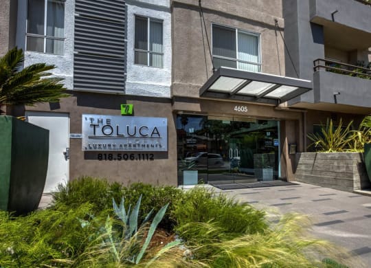 Front Entrance To Property at Toluca Lofts, Toluca Lake, CA
