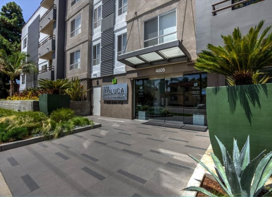Entrance View at Toluca Lofts, Toluca Lake, CA