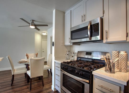 Kitchen Area at Toluca Lofts, Toluca Lake, California