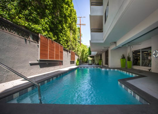 Pool View at Toluca Lofts, Toluca Lake, CA