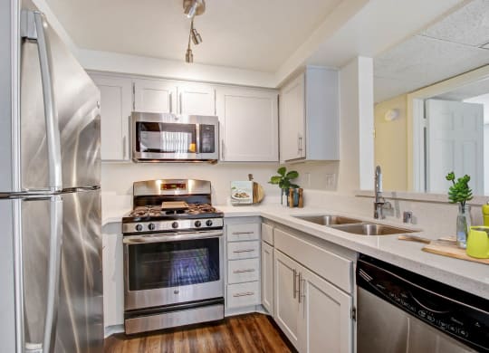 Fully Equipped Kitchen at Town Center Apartments, Burbank
