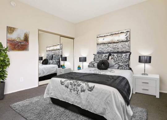 Bedroom at Waterstone at Metro, Los Angeles, California