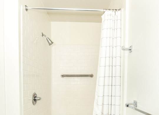 Sample Unit: Bathroom with Roll in Shower