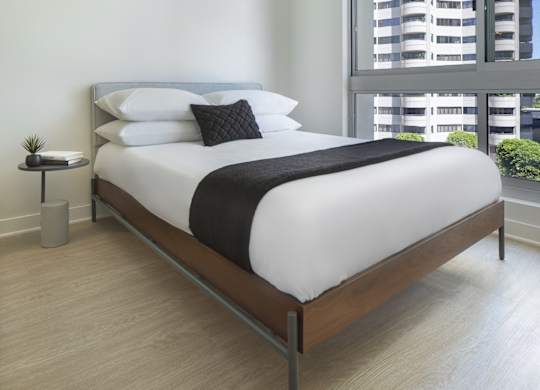 Master Suite Bedroom at Wilshire Margot, California, 90024