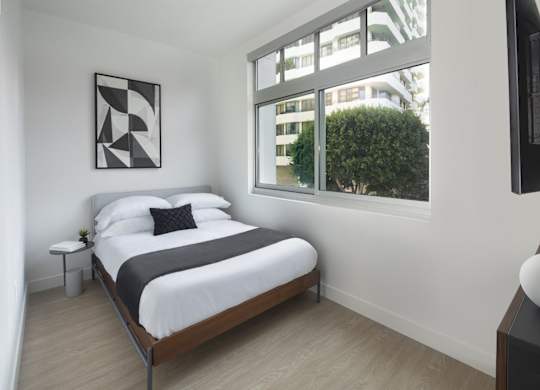 Bedroom at Wilshire Margot, California 