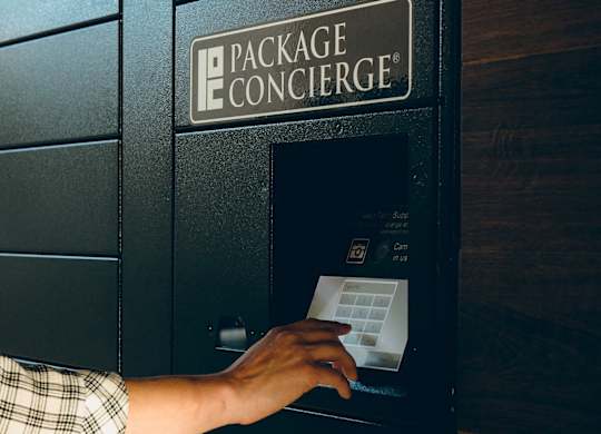 Package Locker at Vues on Gordon, California