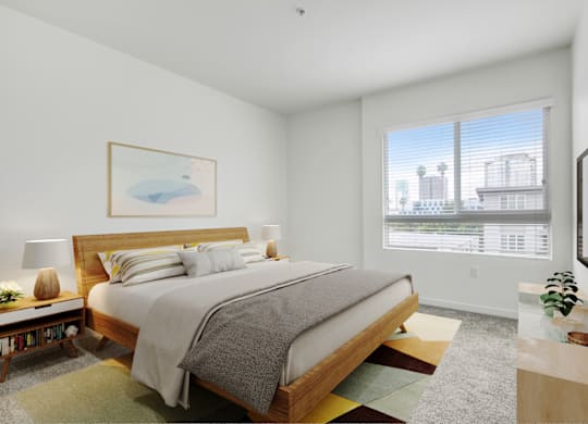 Spacious Bedroom at Vues on Gordon, Los Angeles 
