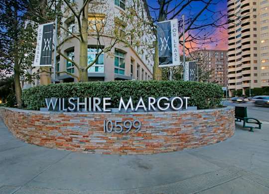 Property Signage at Wilshire Margot, California