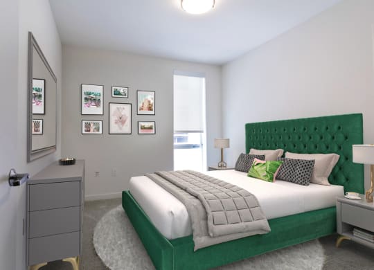 Gorgeous Bedroom at Seventh West Apartments, Santa Monica, CA 