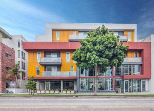 Building Exterior at Seventh West Apartments, Santa Monica California 