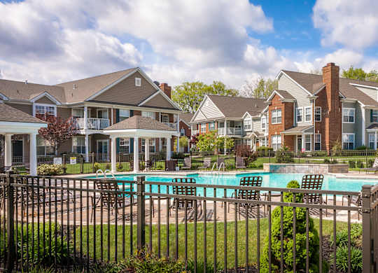 Secured Pool at The Crest at Elm Tree, Mount Joy Pennsylvania
