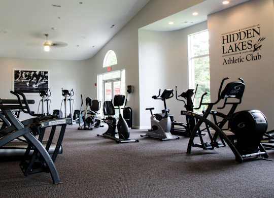 Well Equipped Gym at Hidden Lakes Apartments, Clarkston