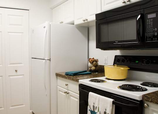 White Refrigerator at Pine Ridge Apartments, Michigan