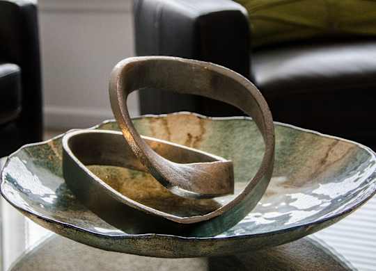 Silver sculpture at Pine Ridge Apartments, Rochester Hills, MI, 48307
