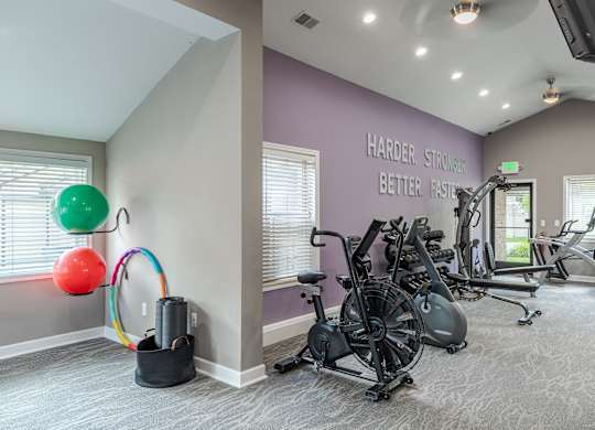 Spacious Gym at Heather Ridge Apartments, Michigan