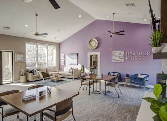 Living Room at Heather Ridge Apartments, Westland