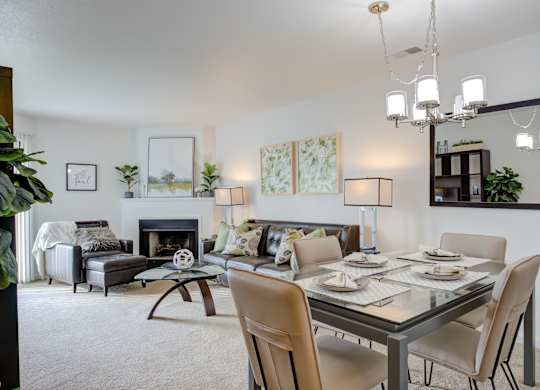 Modern Dining Room at Heather Ridge Apartments, Westland, MI