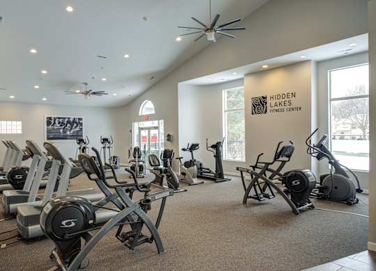 Gym at Hidden Lakes Apartments, Clarkston, Michigan