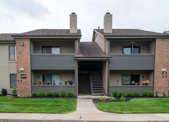 Front Exterior View at Pine Ridge Apartments, Rochester Hills, Michigan