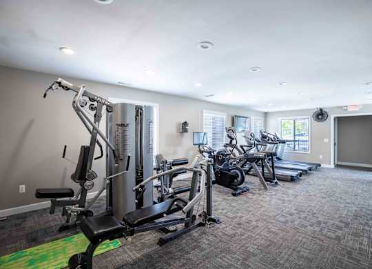 Spacious Gym at Pine Ridge Apartments, Rochester Hills, MI, 48307