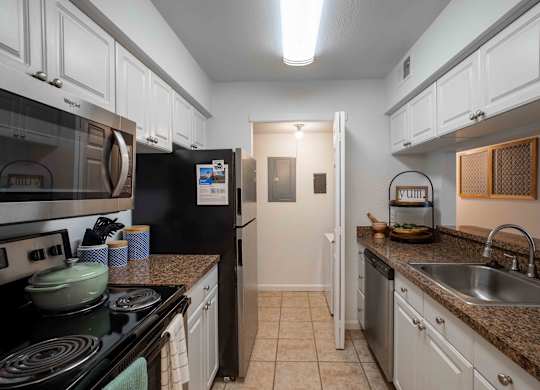 Kitchen Cabinetry at Pine Ridge Apartments, Rochester Hills, 48307