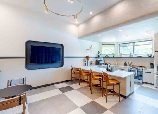 Clubhouse Kitchen at Woodland Meadows, Clinton Township, MI