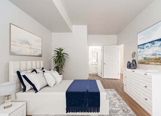 White Bedroom at Woodland Meadows, Michigan, 48035