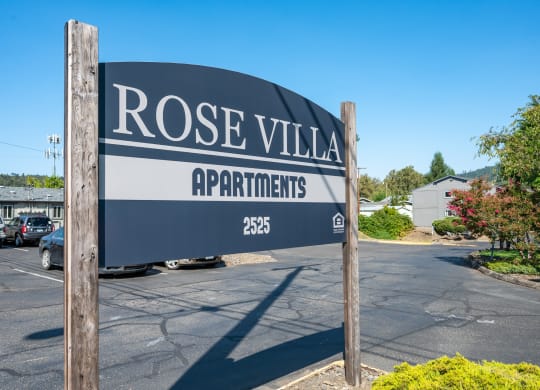 Rose Villa Monument Sign