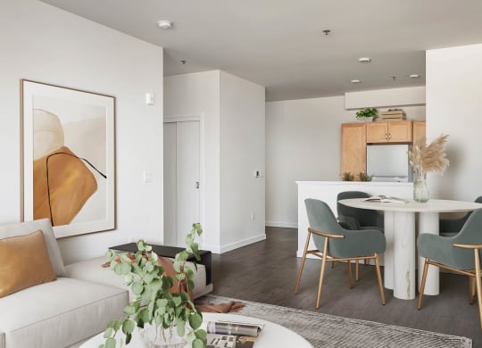 Fuller Station_One Bedroom Staged