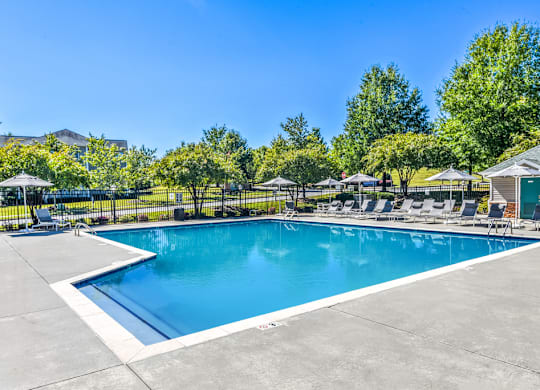 Large Pool at Ashley Court Apartments, North Carolina, 28262