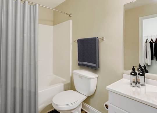 Bathtub at Brandemere Apartment Homes, Winston Salem