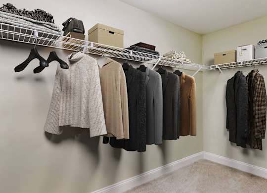 Walk-In Closets And Dressing Areas at Brandemere Apartment Homes, Winston Salem, North Carolina