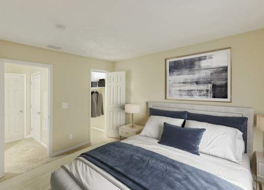 Large Bedroom at Brandemere Apartment Homes, Winston Salem, NC