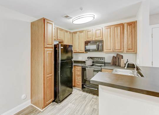 Fully Equipped Kitchen at Brandemere Apartment Homes, Winston Salem