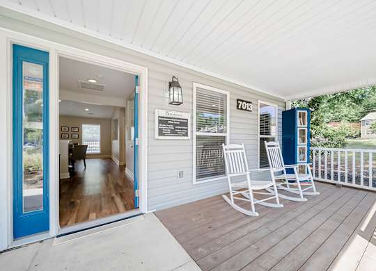 Porch at Brandemere Apartment Homes, North Carolina, 27106