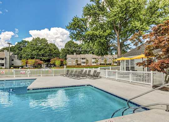 Pool at Brandemere Apartment Homes, Winston Salem, North Carolina