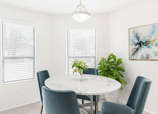Dining Room at Bridges at Mallard Creek Apartment Homes, Charlotte, NC