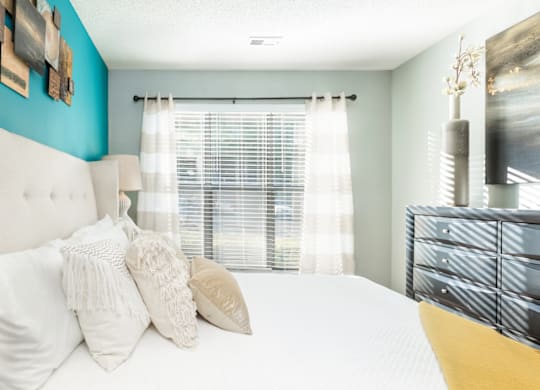Large Comfortable Bedrooms at Bridges at Mallard Creek Apartment Homes, Charlotte, NC, 28269
