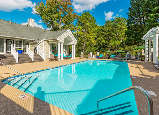 Pool View at Bridges at Mallard Creek Apartment Homes, Charlotte, NC, 28269