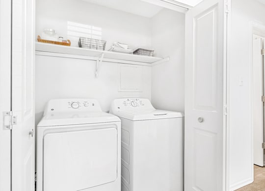 In Home Full Size Washer And Dryer at Bridges at Mallard Creek Apartment Homes, Charlotte, 28269