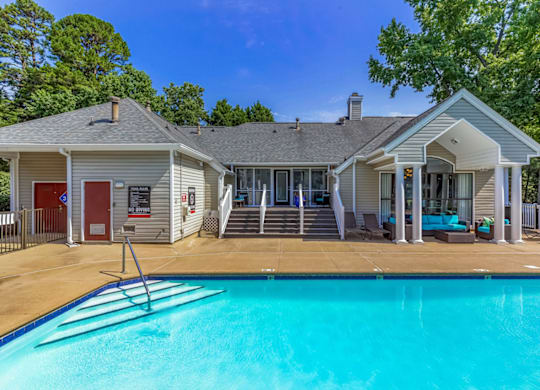 Pristine swimming pool at Bridges at Mallard Creek Apartment Homes, North Carolina, 28269