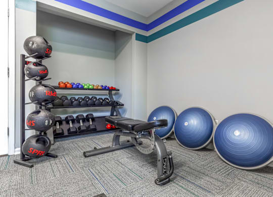 Gym at Bridges at Mallard Creek Apartment Homes, Charlotte, NC, 28269