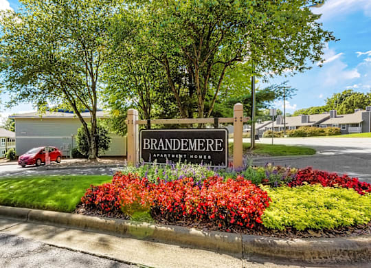 Entry Signage at Brandemere Apartment Homes, North Carolina, 27106