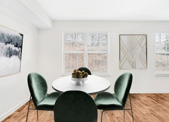 Elegant Dining Room at Caveness Farms Apartments, North Carolina 