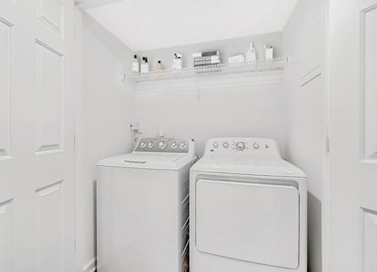 Washer Dryer In Unit at Caveness Farms Apartments, Wake Forest North Carolina 