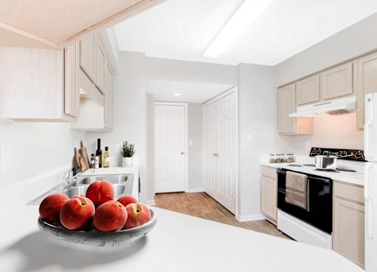 Large Kitchen at Caveness Farms Apartments, Wake Forest, NC 