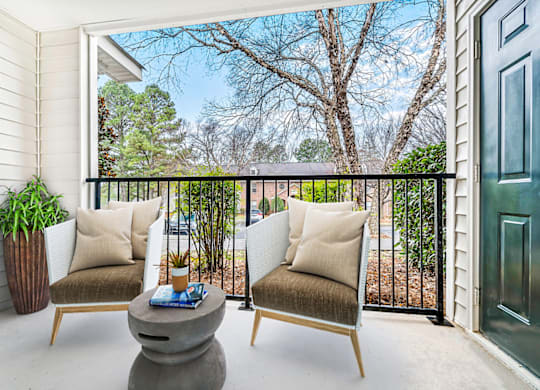 Balcony And Patio at Caveness Farms Apartments, North Carolina 
