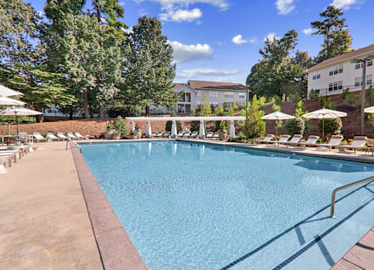 Swimming Pool at Caveness Farms Apartments, North Carolina 