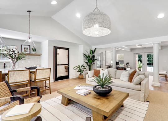 Clubhouse Lounge at Caveness Farms Apartments, Wake Forest North Carolina 